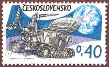 Moon Rocket<br>Czeckoslovakia 1963 - Scott 1176
