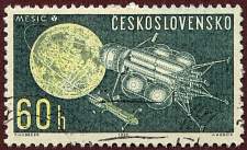 Space Craft to and from Moom<br>Czeckoslovakia 1963 - Scott 1171