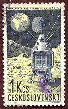 Automatic Moon Station - Czeckoslovakia 1962 - Scott 1109