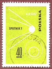 Poland Space Stamps - Space and Astronomy gifts by SpacemartGifts.com