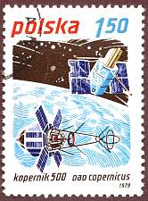 Poland Space Stamps - Space and Astronomy gifts by SpacemartGifts.com