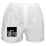 Alan Bean on Moon Apollo 12 Boxer Shorts