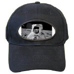 Alan Bean on Moon Apollo 12 Black Cap