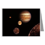 Jupiter & Moons Greeting Cards (Pkg 6)