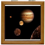 Jupiter and Galilean Moons Tile Box