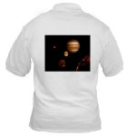 Jupiter with Galilean Moons Golf Shirt