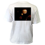 Jupiter & Moons Fitted T-shirt (Made USA