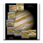 Jupiter's Great Red Spot Tile Coaster