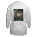 M51 the Whirlpool Galaxy Long Sleeve T-S