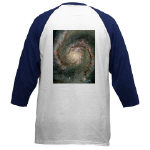 M51 the Whirlpool Galaxy Baseball Jersey