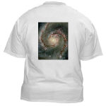 M51 the Whirlpool Galaxy White TShirt   