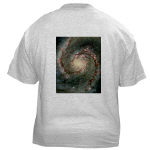 M51 the Whirlpool Galaxy Grey T-Shirt