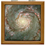 M51 the Whirlpool Galaxy Tile Box