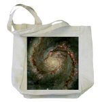 M51 the Whirlpool Galaxy Tote Bag