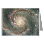 M51 the Whirlpool Galaxy Greeting Cards 