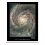 M51 the Whirlpool Galaxy Small Poster