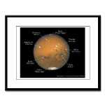 Mars Anotated Next Large Framed Print