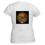 Mars Close EncounterJr Baby Doll T-Shirt