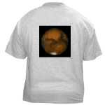 Mars Closest View Ash Grey T-Shirt