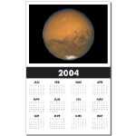 Mars Closest View 2004 Calendar Print