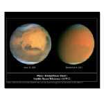 Mars Perfect Storm Small Poster