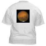 Mars Closest View White T-Shirt   