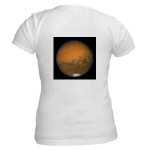 Mars Closest View Baby Doll T-Shirt