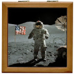 Apollo 17 Last Moon Landing Tile Box