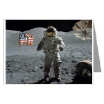 Last Moon Walk Greeting Cards (Pkg 6)