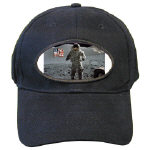 Last Moon Walk Apollo 12 Black Cap