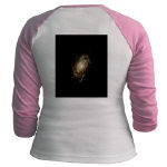 NGC 4414 Spiral Galaxy Jr Raglan for Her