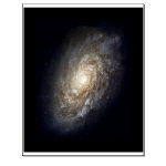 NGC 4414 Spiral Galaxy Small Poster
