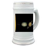 Solar System to Scale (size) Stein