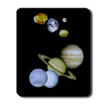 Solar System Montage Mouse Pad