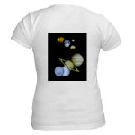 Our Solar System Jr. Baby Doll T-Shirt